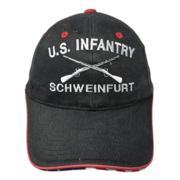Otto Other - Otto Baseball Cap Black One Size US Infantry Schweinfurt Crossed Rifles Hat
